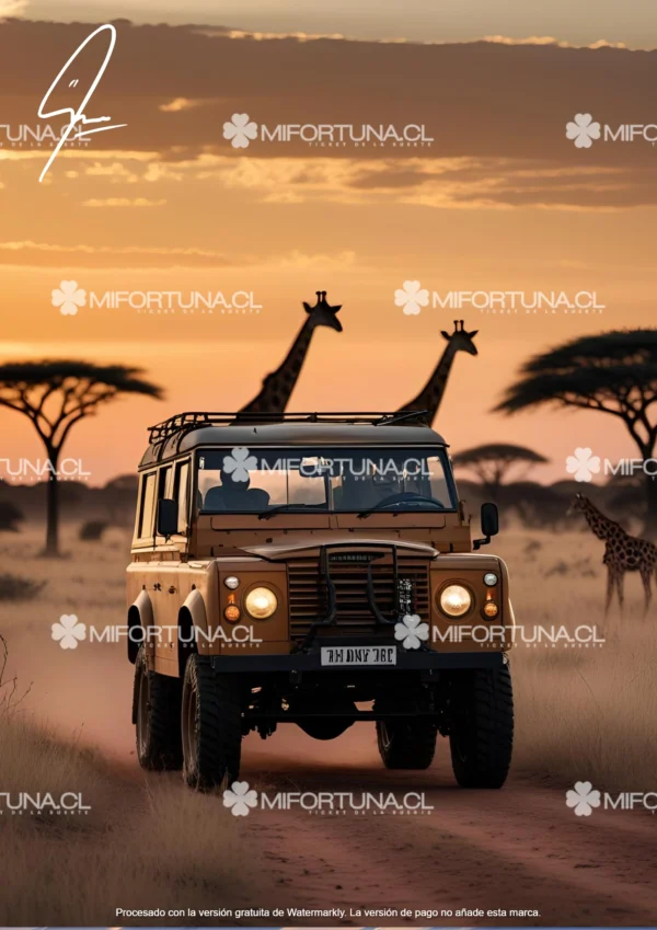 safari al atardecer + 🎁 incluye participación en sorteo.