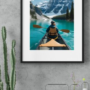 canoa en lago de montaña + 🎁 incluye participación en sorteo.